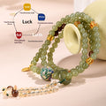 Armband und Halskette mit drei Kreisen