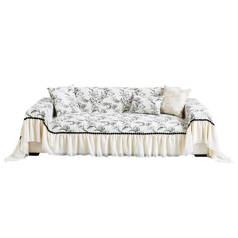 Sofa-Abdeckung mit Blumenmuster