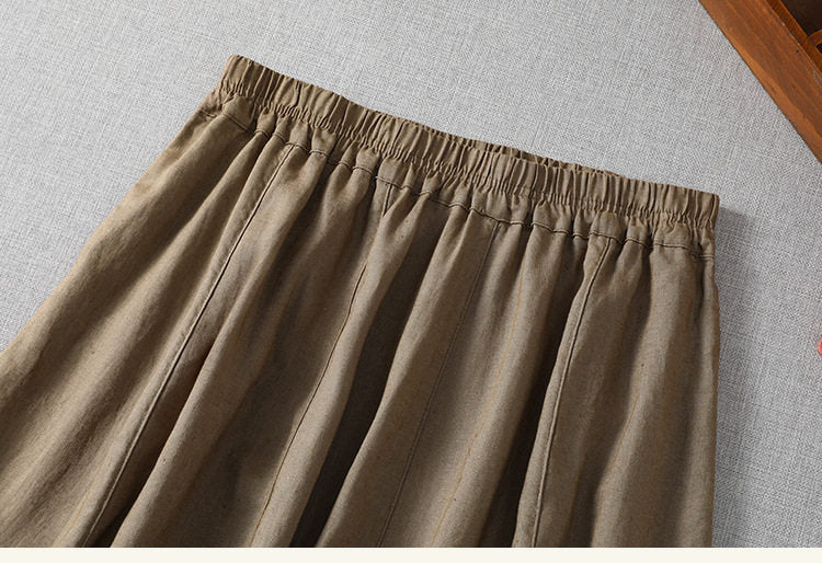 Einfacher, unifarbener Jupe für Damen