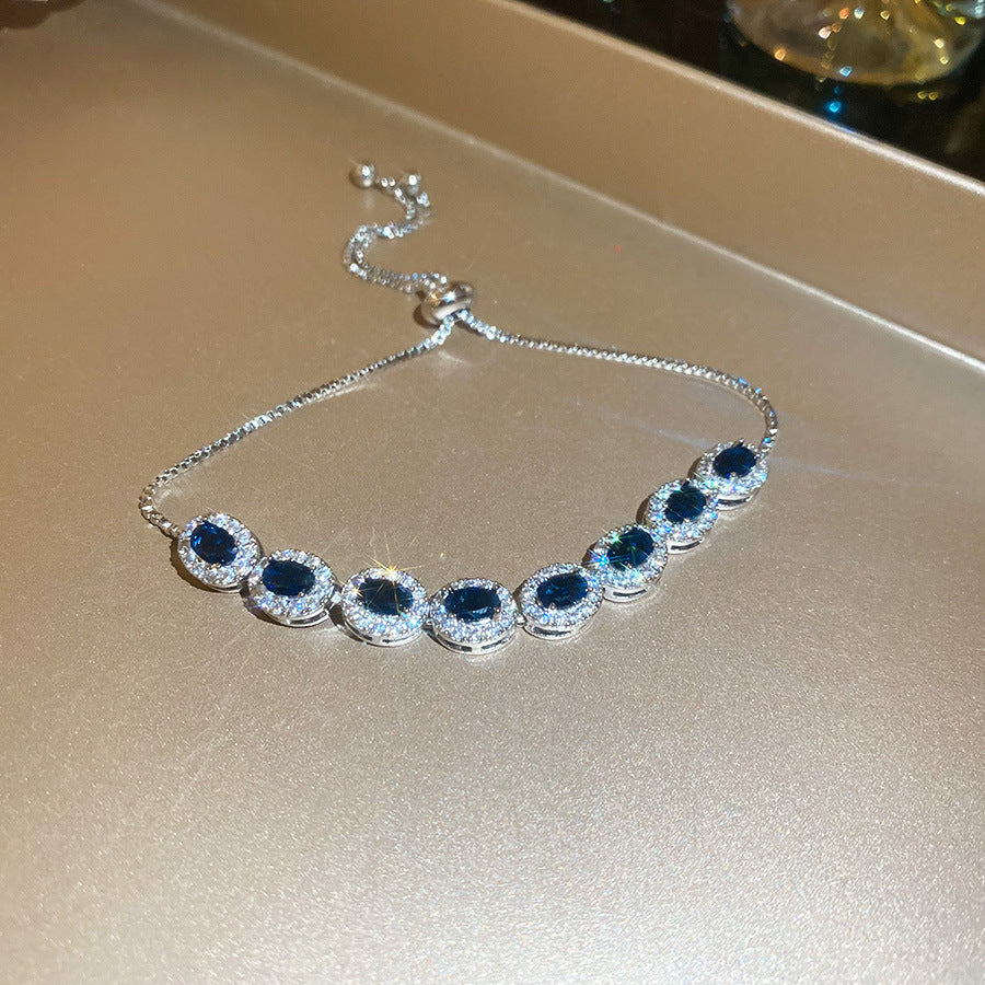 Rhombus Zirkon Armband für Damen – Ansicht 2