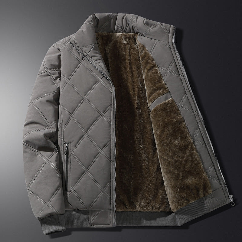 Winddichte Baumwolljacke mit Stehkragen für Herren – Ansicht 8