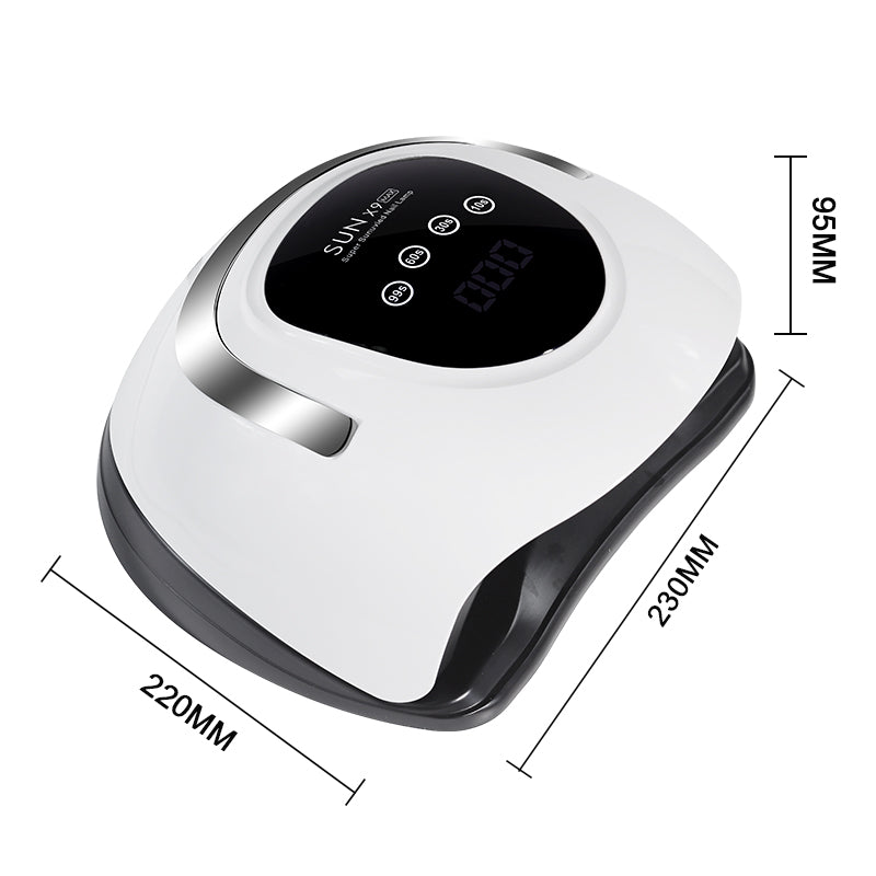 UV/LED Nagellampe mit Sensor und 4 Timern