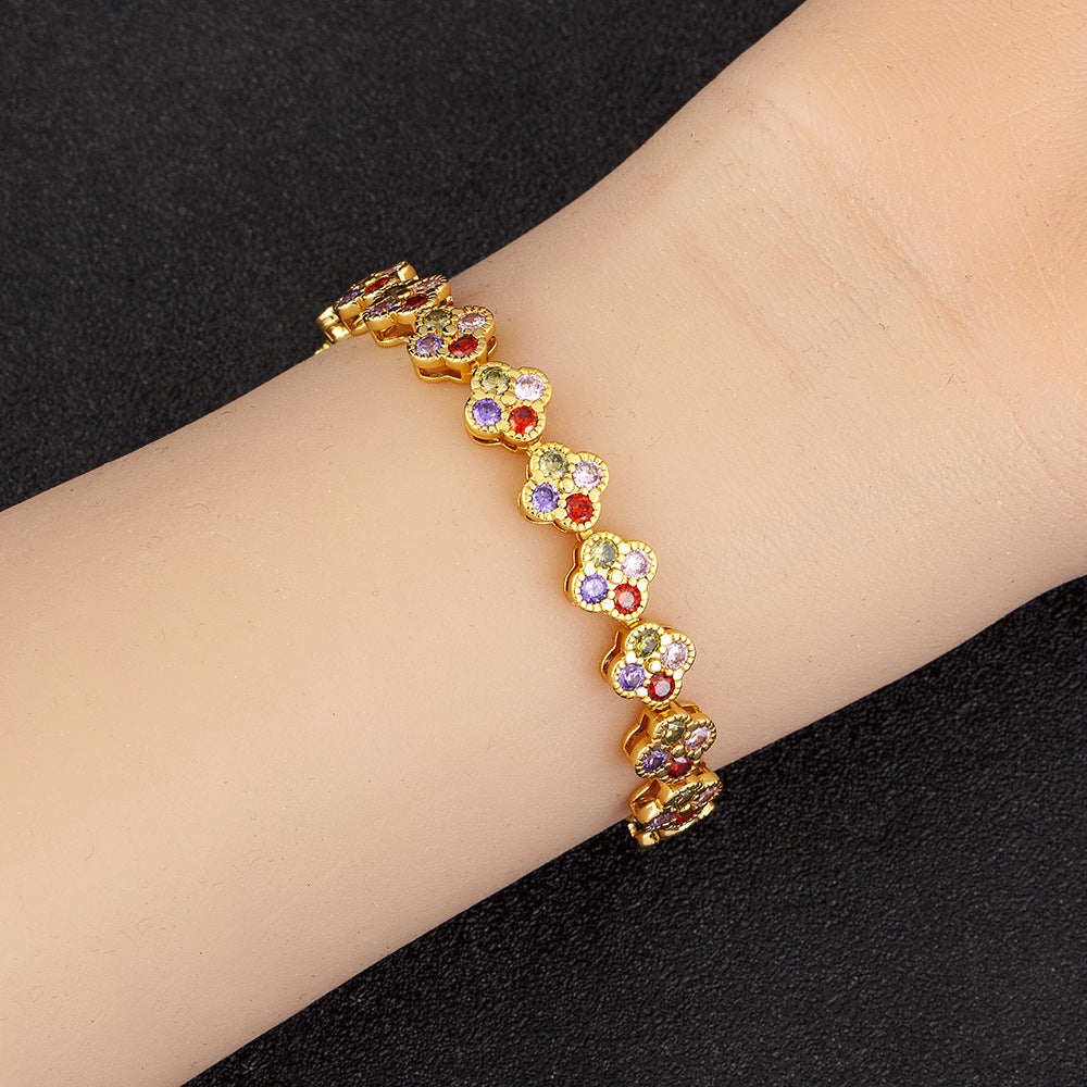 Glücks-Kleeblatt Armband für Frauen – Bild 1 | LuxeStyle