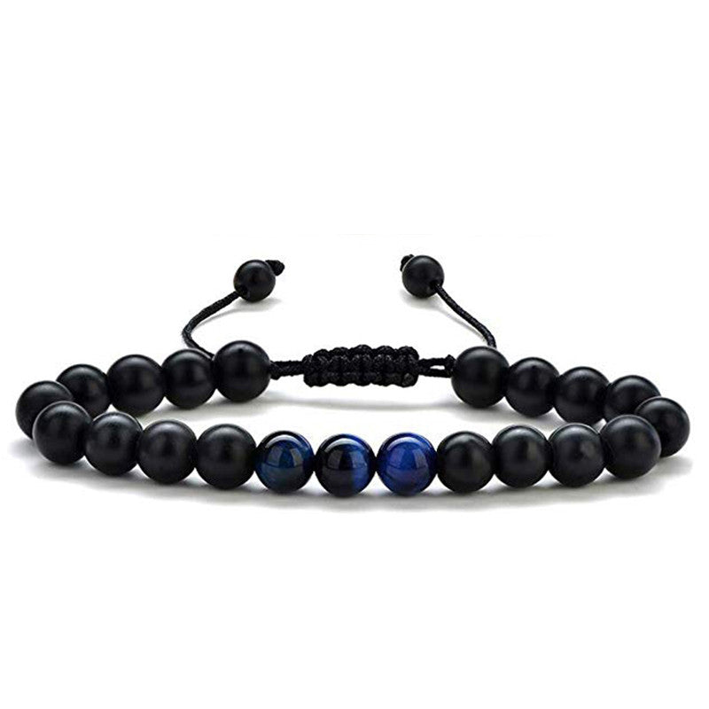 Tiger Eye Partnerarmbänder aus mattem Achat