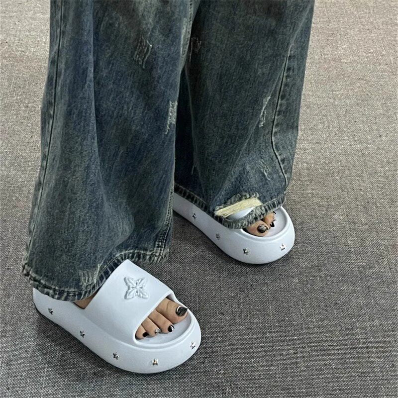 Plateau-Slipper für Damen