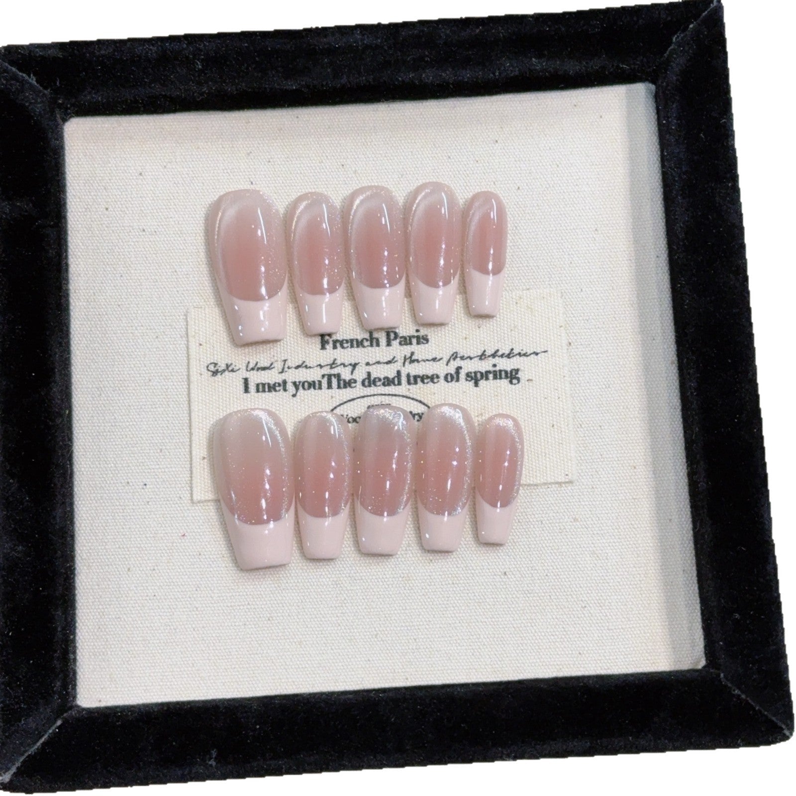 Handgemachte, ablösbare lange Nagelspitzen
