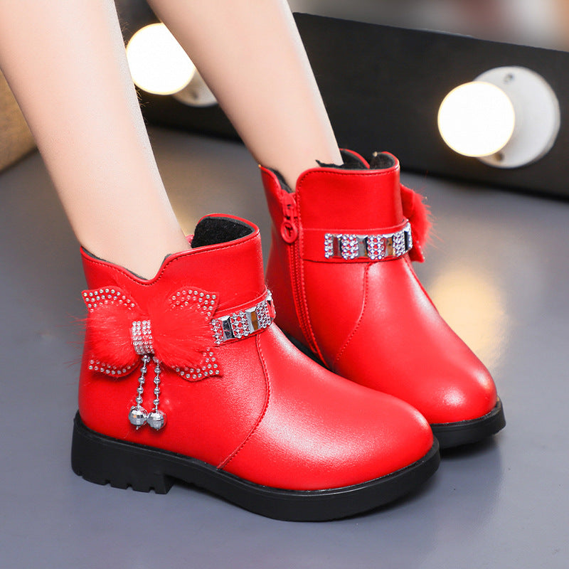 Warme Prinzessinnen-Stiefel mit Schleife – Bild 10 | LuxeStyle