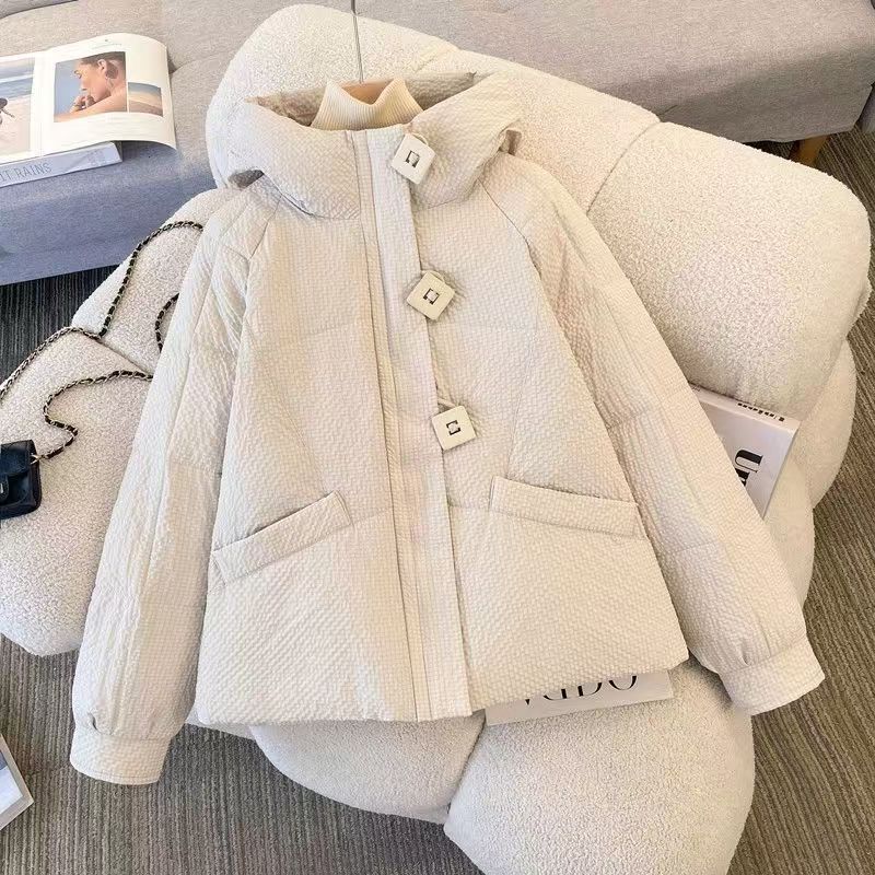 Angora‑Roter, lockerer Kurzmantel – Bild 8 | LuxeStyle
