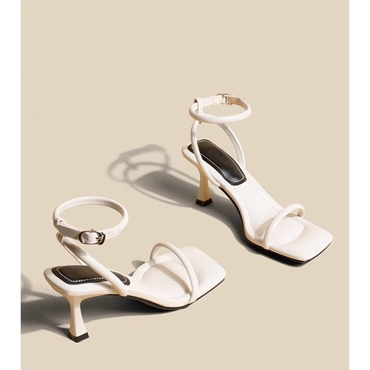 Einriemen-Sandalen mit weicher Sohle für Damen Sommer