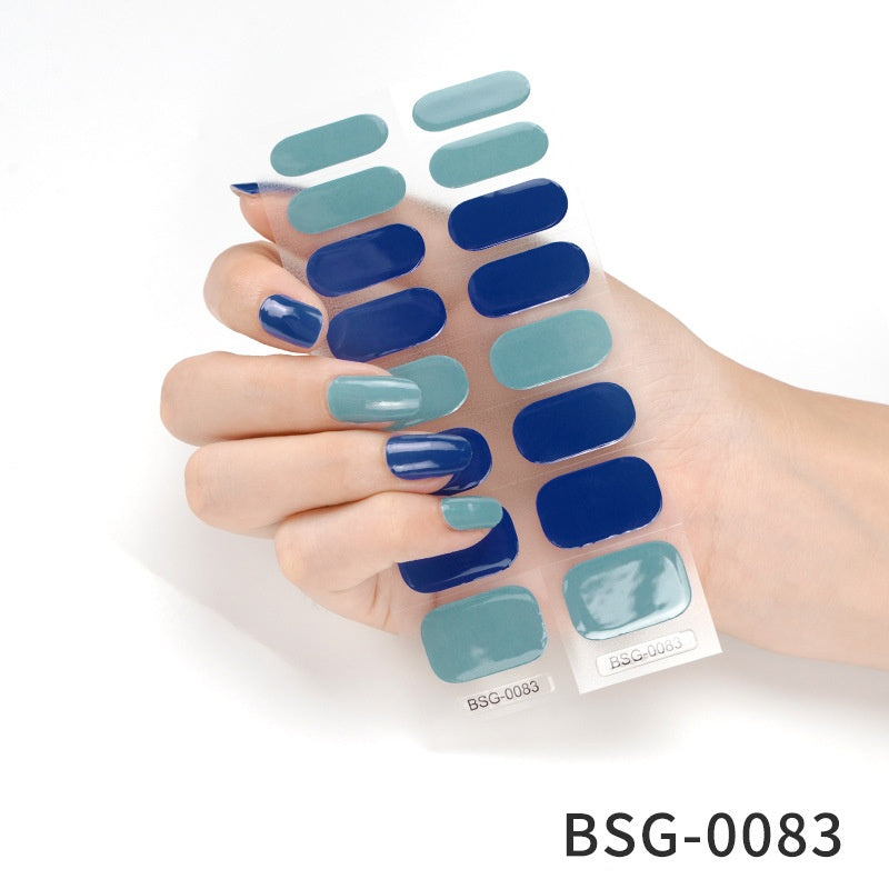 Semi-cured Gel-Nagelsticker 3D-Bronzing – Bild 13 | LuxeStyle