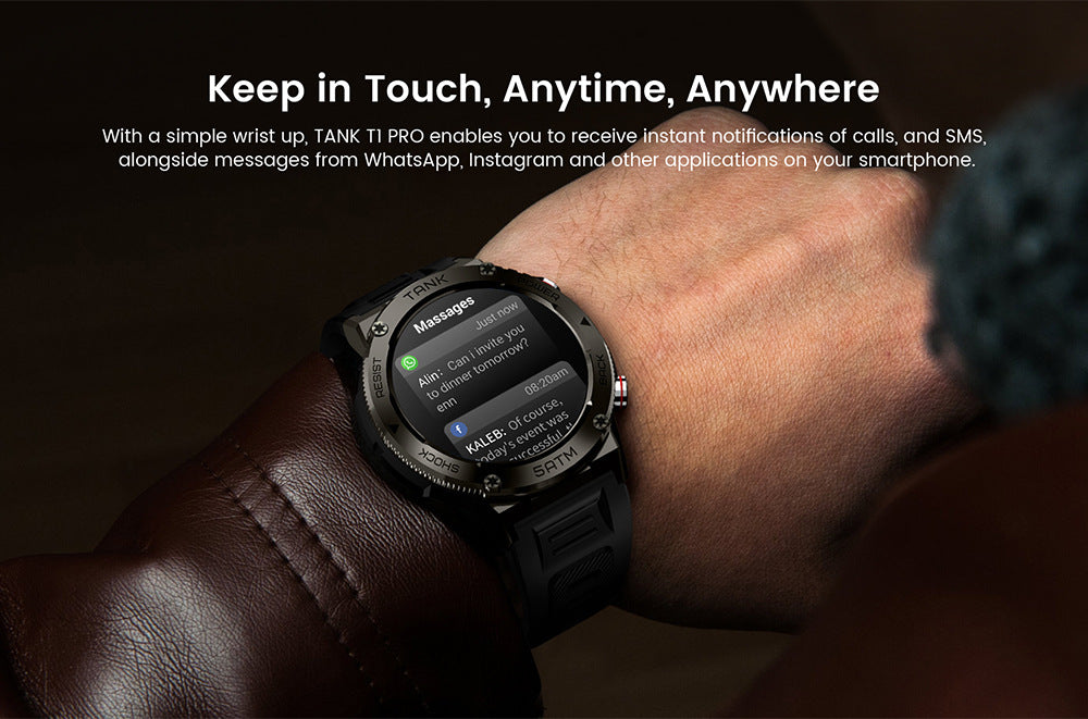 Smartwatch für Outdoor & Sport mit Bluetooth-Anruf – Bild 5 | LuxeStyle