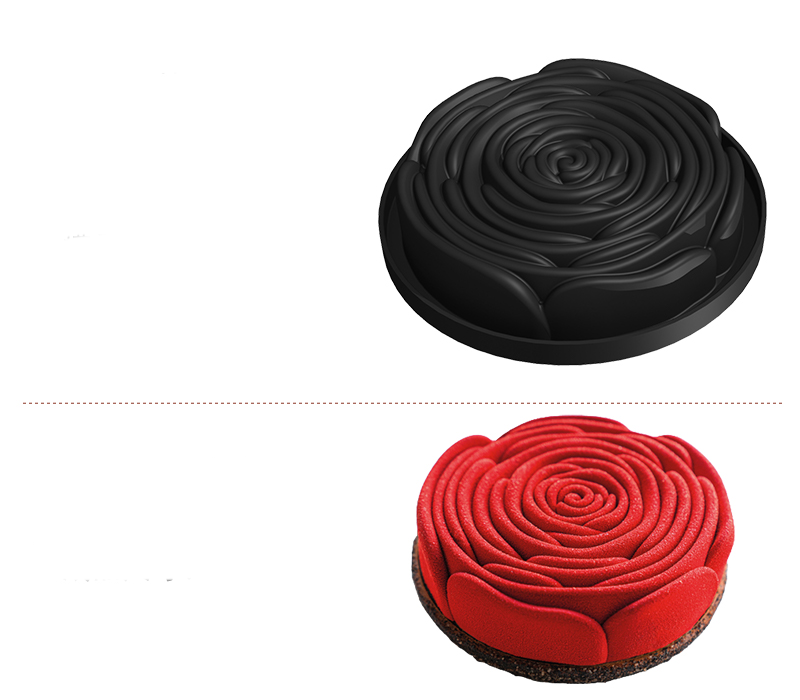 Melaleuca 8" Rosenkuchenform aus lebensmittelsicherem Silikon – Bild 2 | LuxeStyle