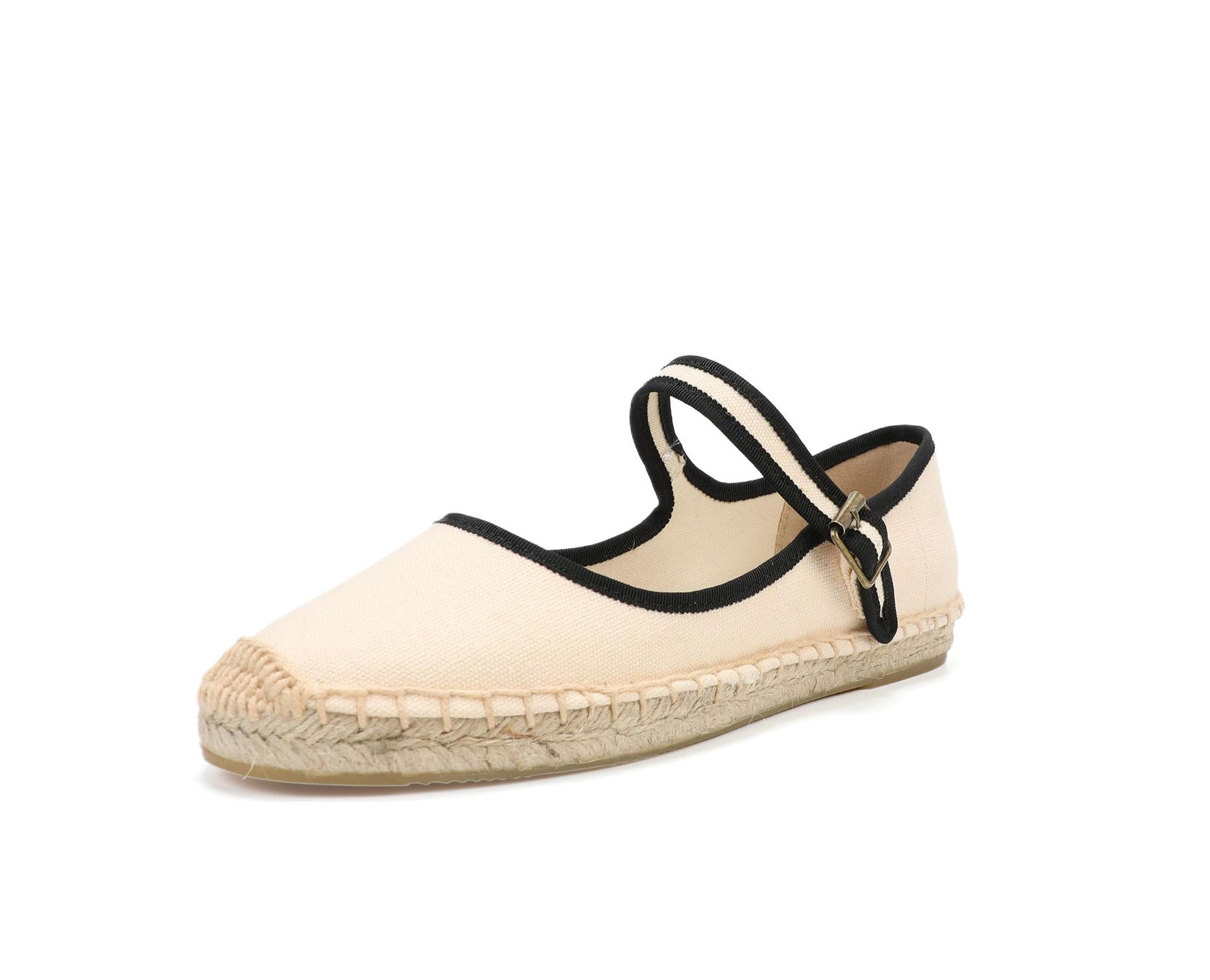 Bequeme Canvas Mary Jane Flats