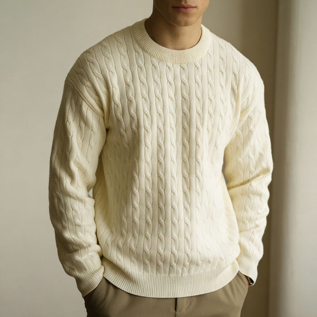Texturierte Strickjacke
