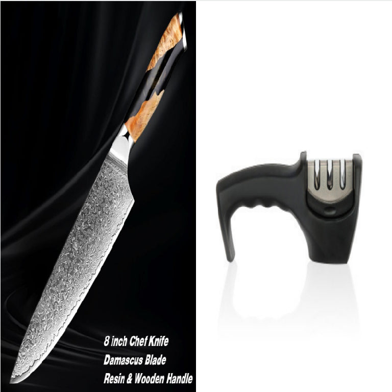 Damaststahl Kochmesser – Bild 3 | LuxeStyle