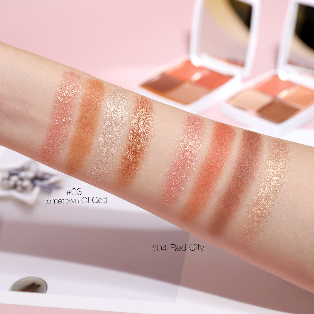 Innovativer Pearlescent Matte Quad Lidschatten – Bild 2 | LuxeStyle
