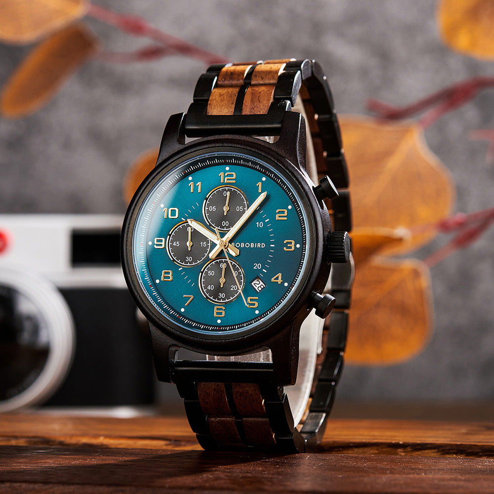 Herrenuhr aus Holz