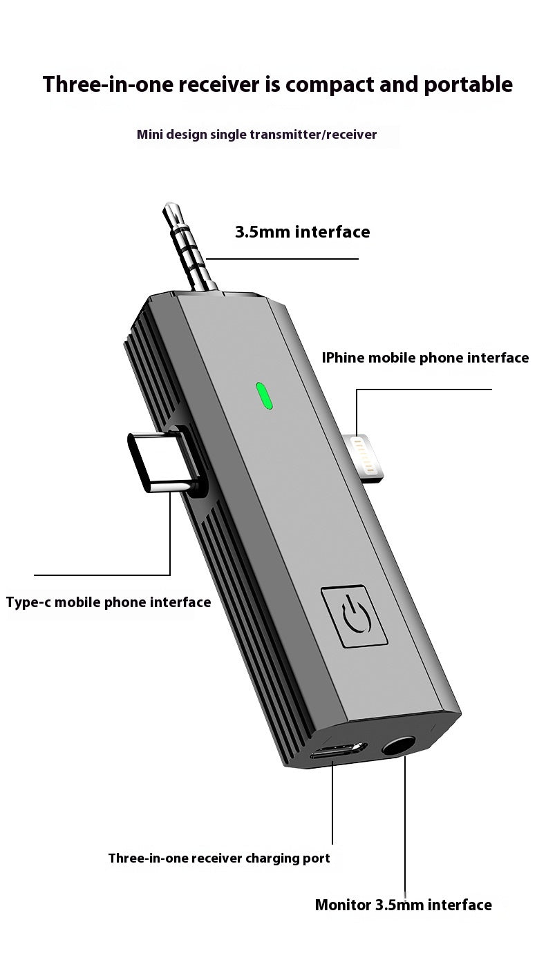 S17 Kabelloses 3-in-1 Mikrofon-Set
