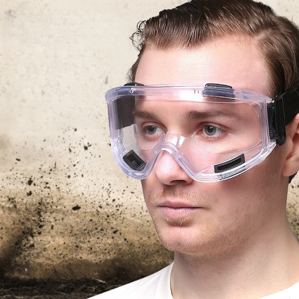 Atemschutzmaske 3200 mit 10 Filtern und Schutzbrille
