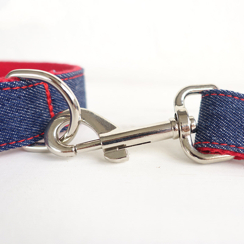 Hundehalsband- und Leinen-Set «Red Cowboy» – Bild 3 | LuxeStyle