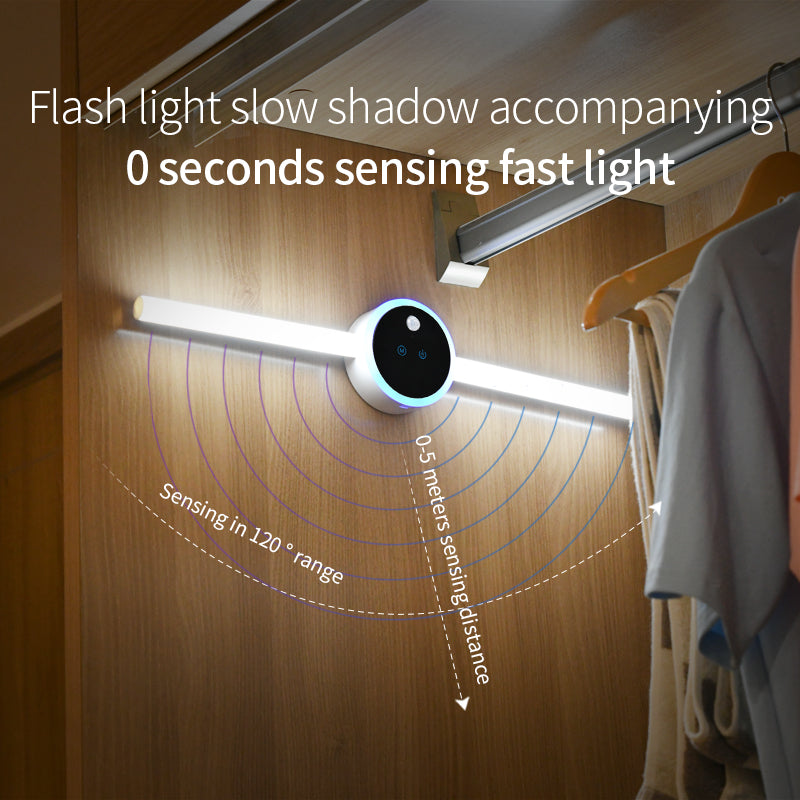 Smart LED Schranklicht mit Uhr und Sensor