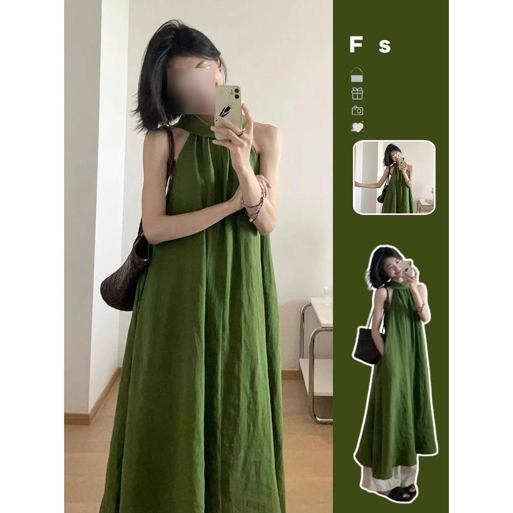 Halter-Oberteil Kleid