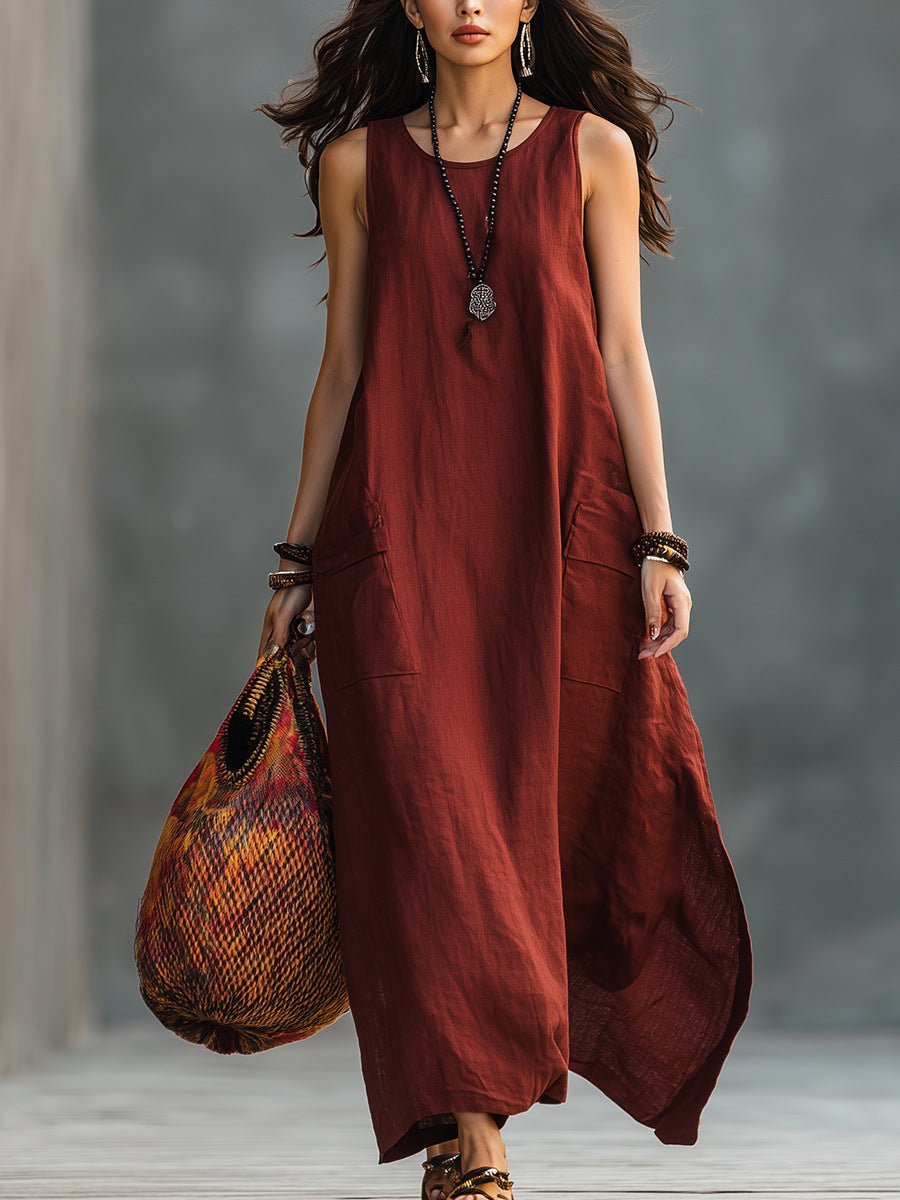 Luftiges Leinenkleid für Frühling und Sommer – Bild 10 | LuxeStyle