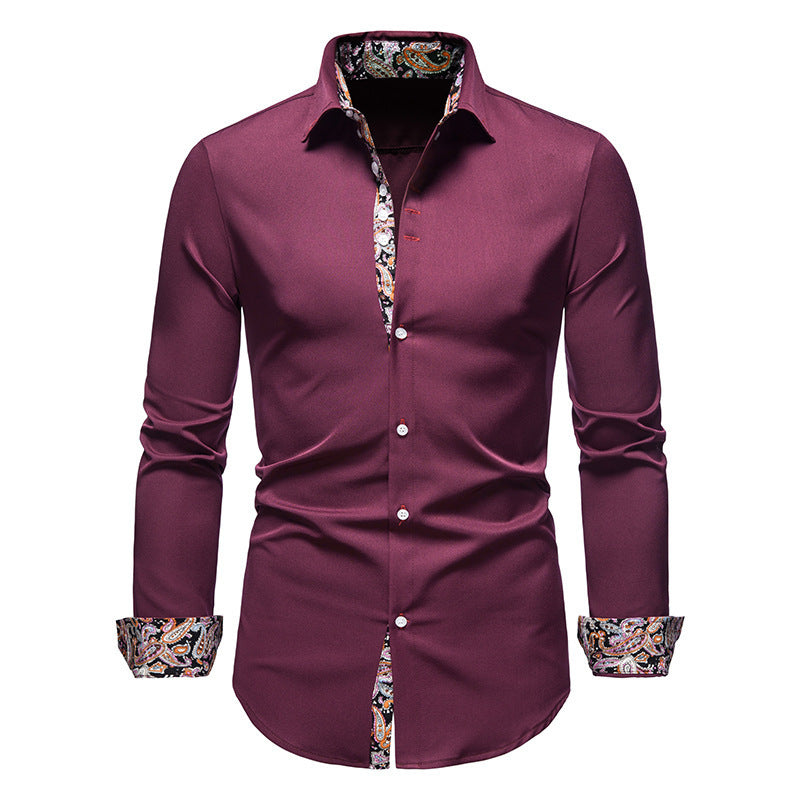 Herren Langarmhemd mit Revers, schmal geschnitten – Bild 3 | LuxeStyle