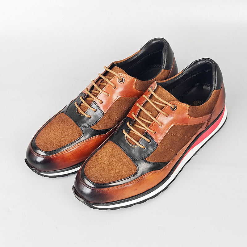 Britische Casual Lederschuhe im Retro-Stil