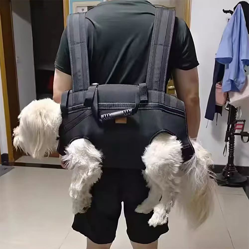 Hunde-Brusttasche für Velo und Spaziergänge