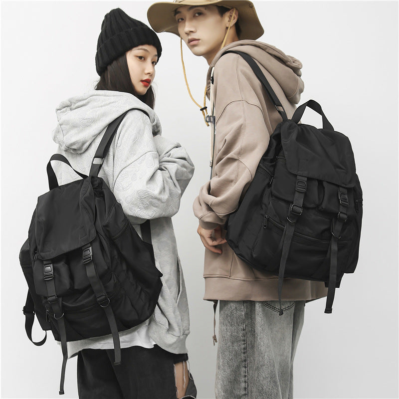 Grosser Rucksack mit Kordelzug und vielen Fächern – Bild 14 | LuxeStyle
