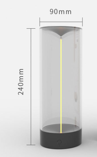 LED-Campinglampe mit Touchsteuerung und Kugeldesign