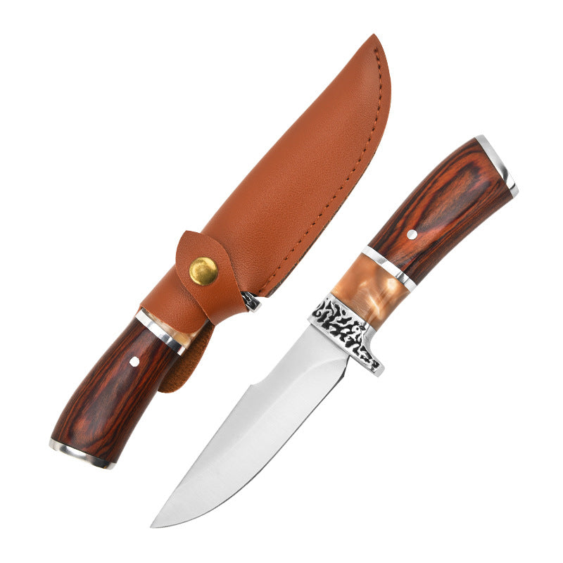 Outdoor-Messer mit Ahorn-Harz-Griff