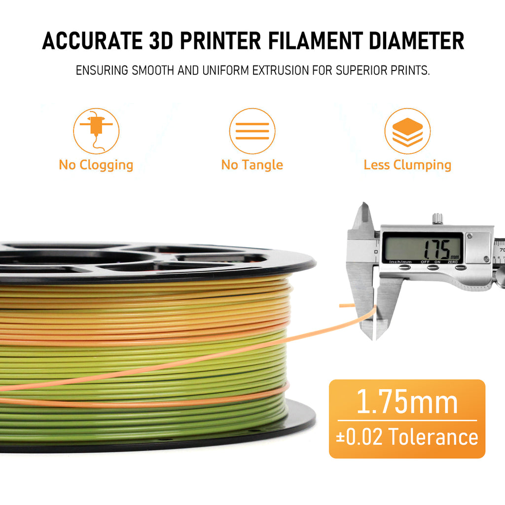 PETG Regenbogen Filament für 3D-Drucker