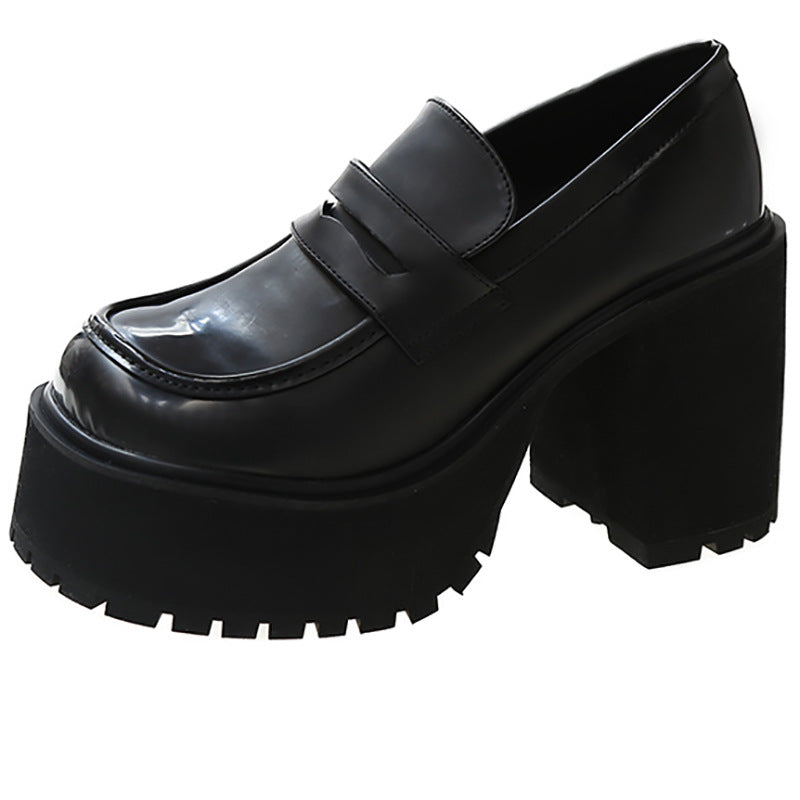 Plateaustiefel aus schwarzem Leder – Bild 3 | LuxeStyle