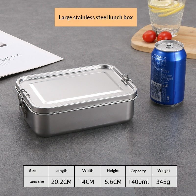Edelstahl-Lunchbox mit Schnappverschluss