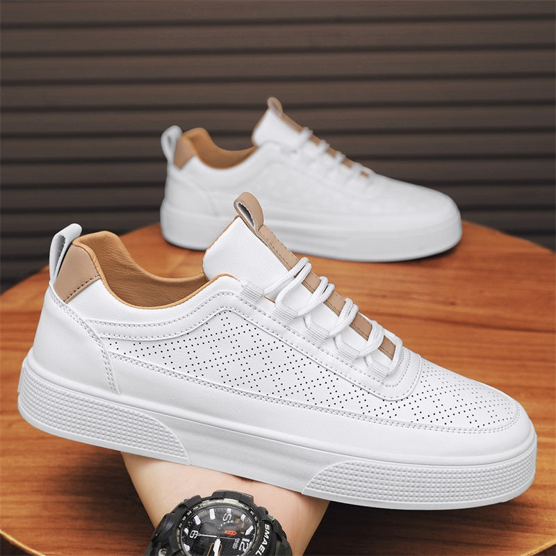Schlichte weisse Sneaker mit dickem Boden – Bild 15 | LuxeStyle