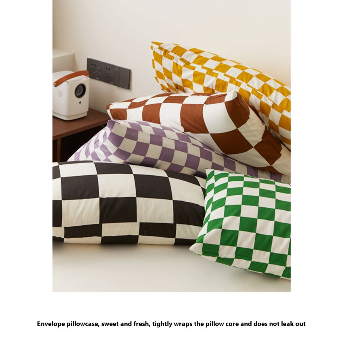 Cotton-Kissenbezug mit einfachem Muster – Bild 4 | LuxeStyle