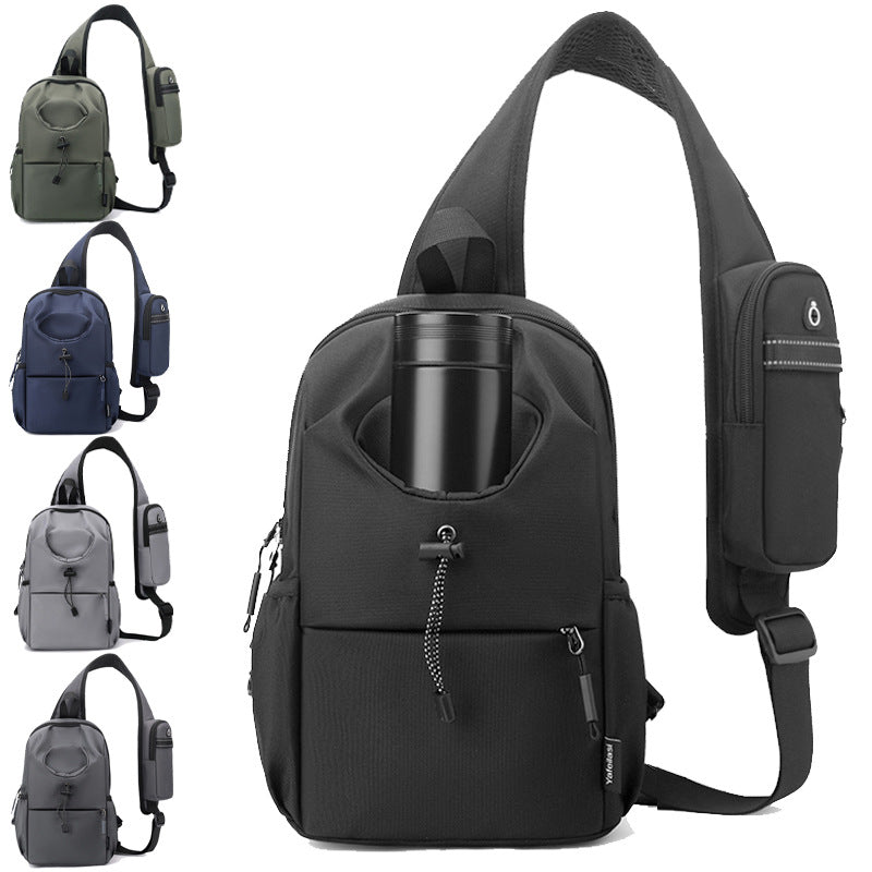 Wasserdichte Oxford-Stoff Crossbody-Tasche – Bild 5 | LuxeStyle