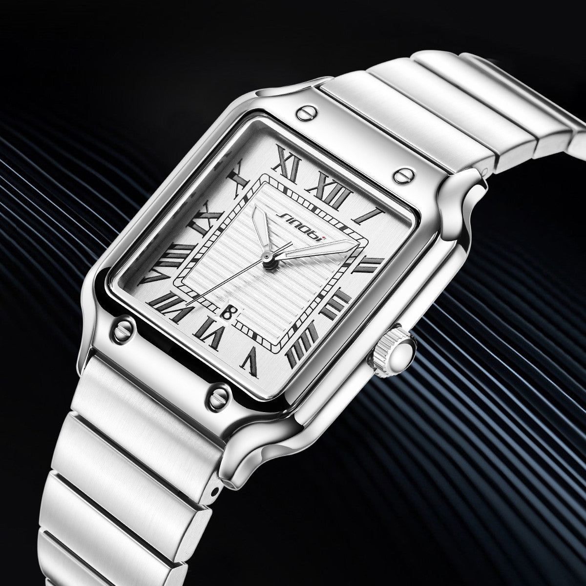 Klassische Herrenuhr mit Leuchtanzeige – Bild 7 | LuxeStyle