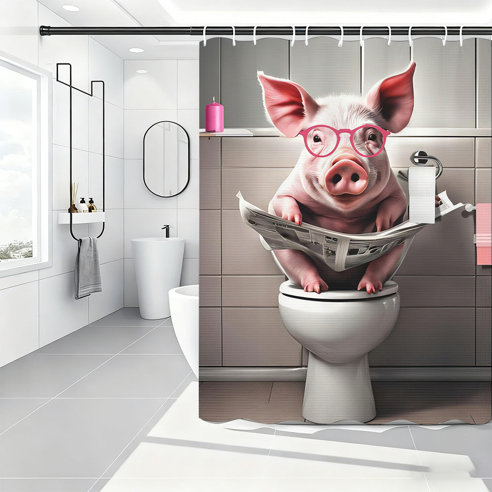 Badezimmer Vorhang