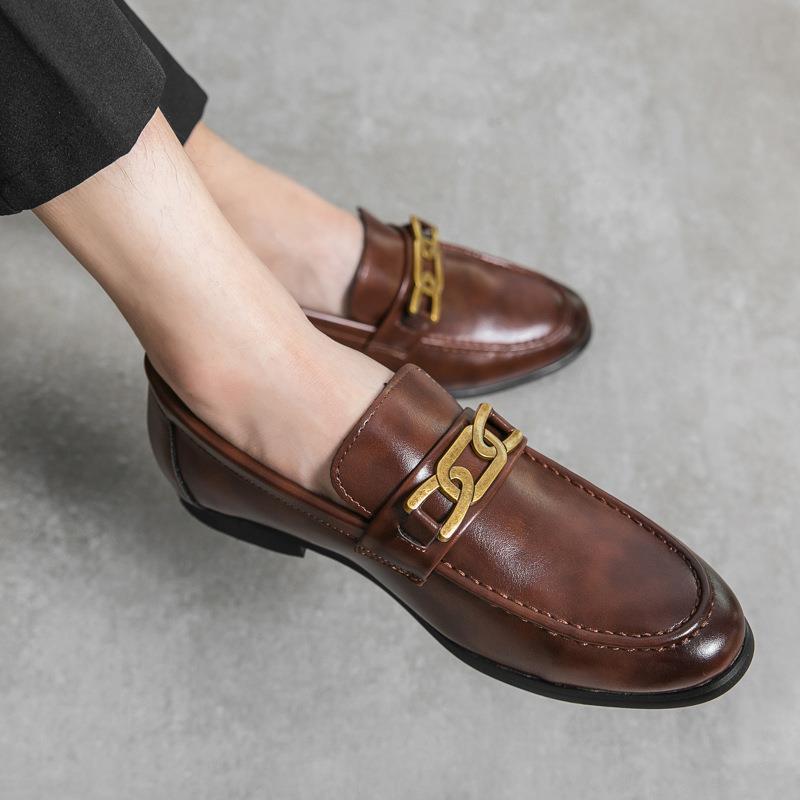 Business-Freizeitschuhe aus Leder im Brit-Stil