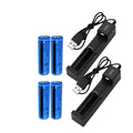 USB-Ladegerät für 18650 Li-ion Akkus