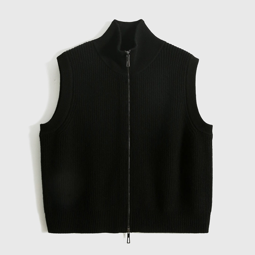 Merino Woll-Cardigan Weste – Bild 1 | LuxeStyle