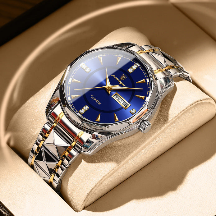 Wasserdichte Business-Herrenuhr aus Wolframstahl – Bild 4 | LuxeStyle