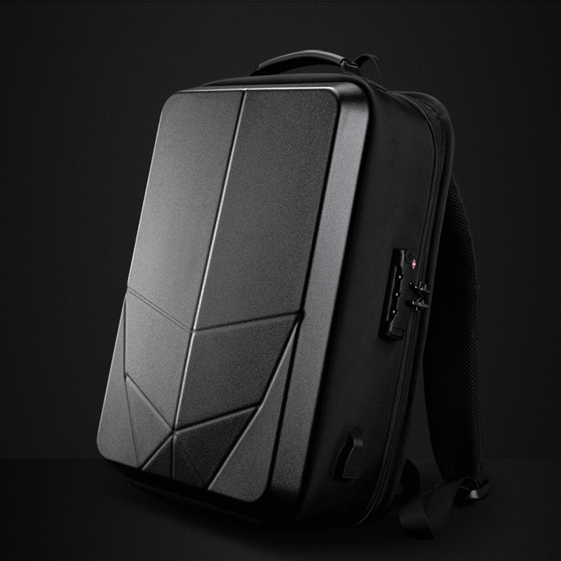 Business Laptop Rucksack mit Hartschale – Bild 7 | LuxeStyle