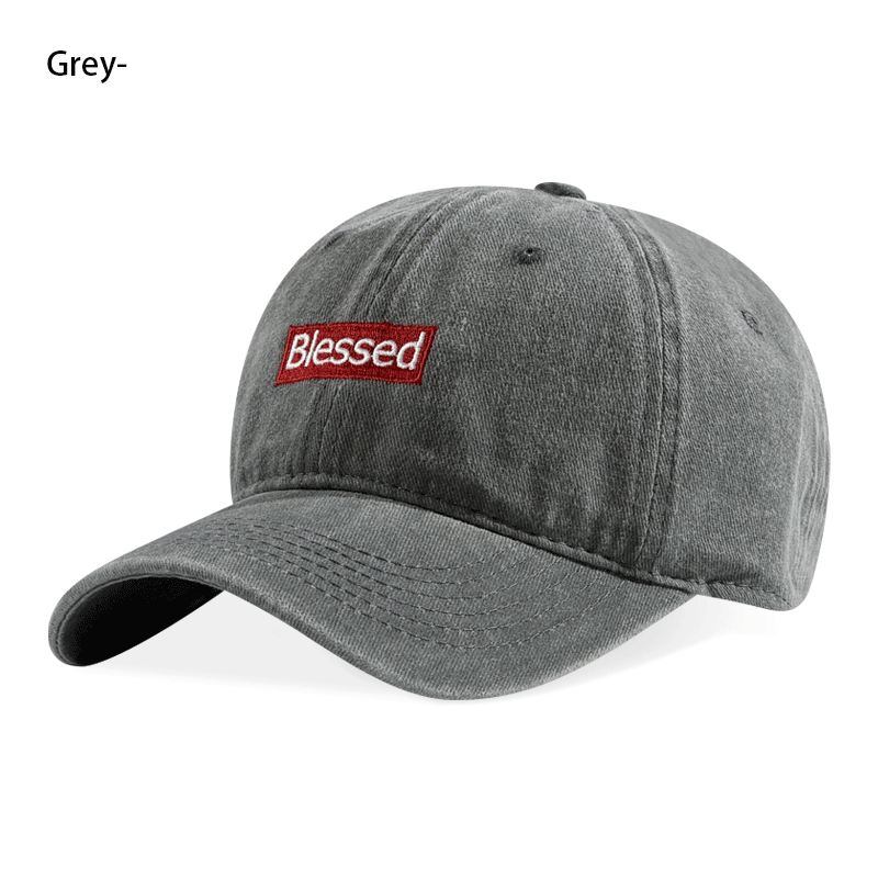 Vintage-Cap «Blessed» – Washed, bestickt (Unisex)