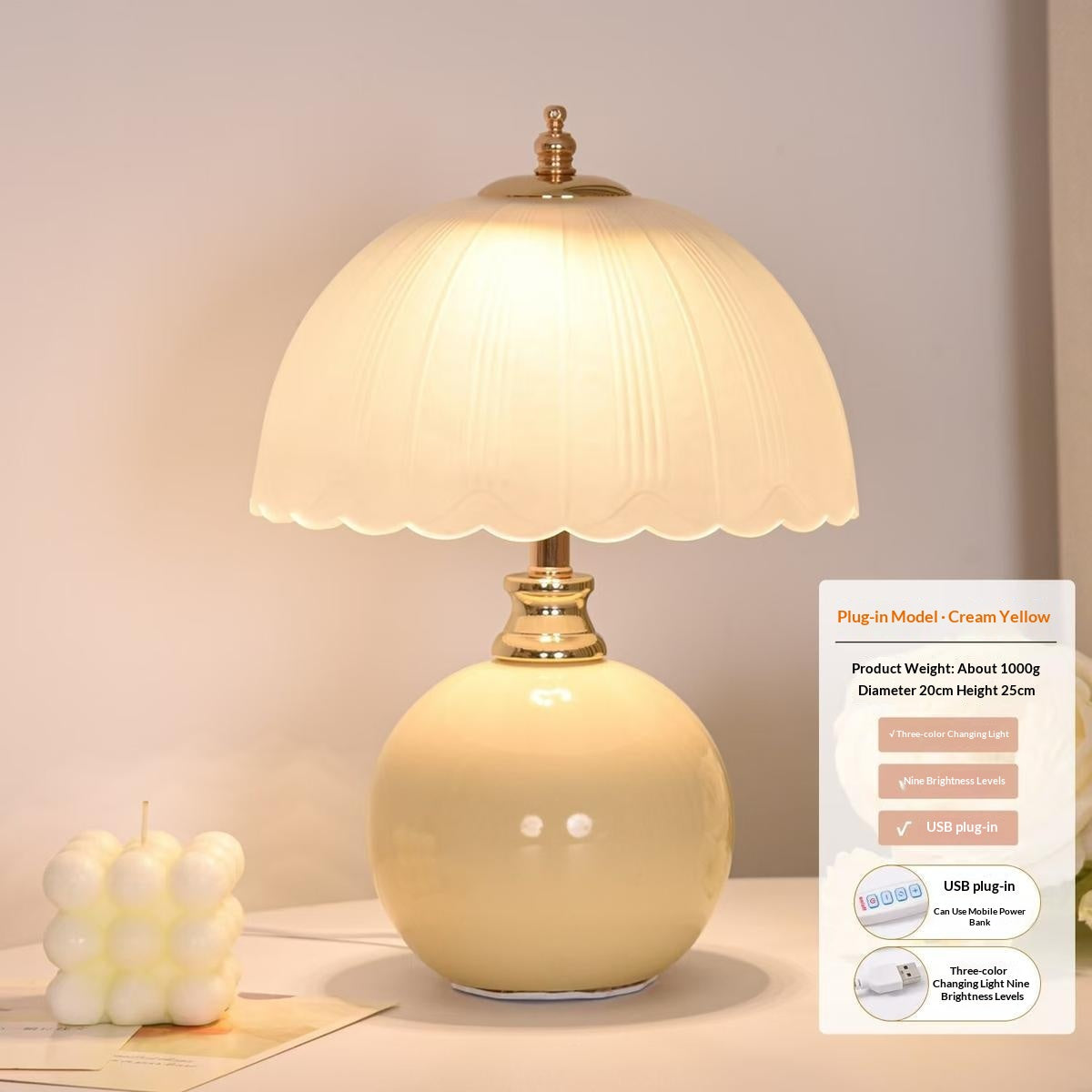 Nachtlicht mit 12 W Augen-schutzlampe – 5 Farben – Bild 8 | LuxeStyle