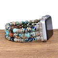 Blauer Kaiserjasper Armband