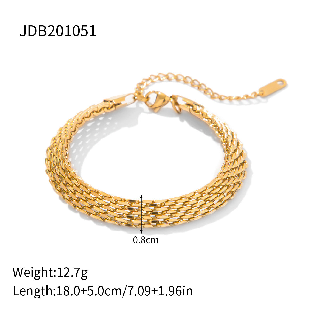 Minimalistisches Armband aus Edelstahl – Bild 2 | LuxeStyle